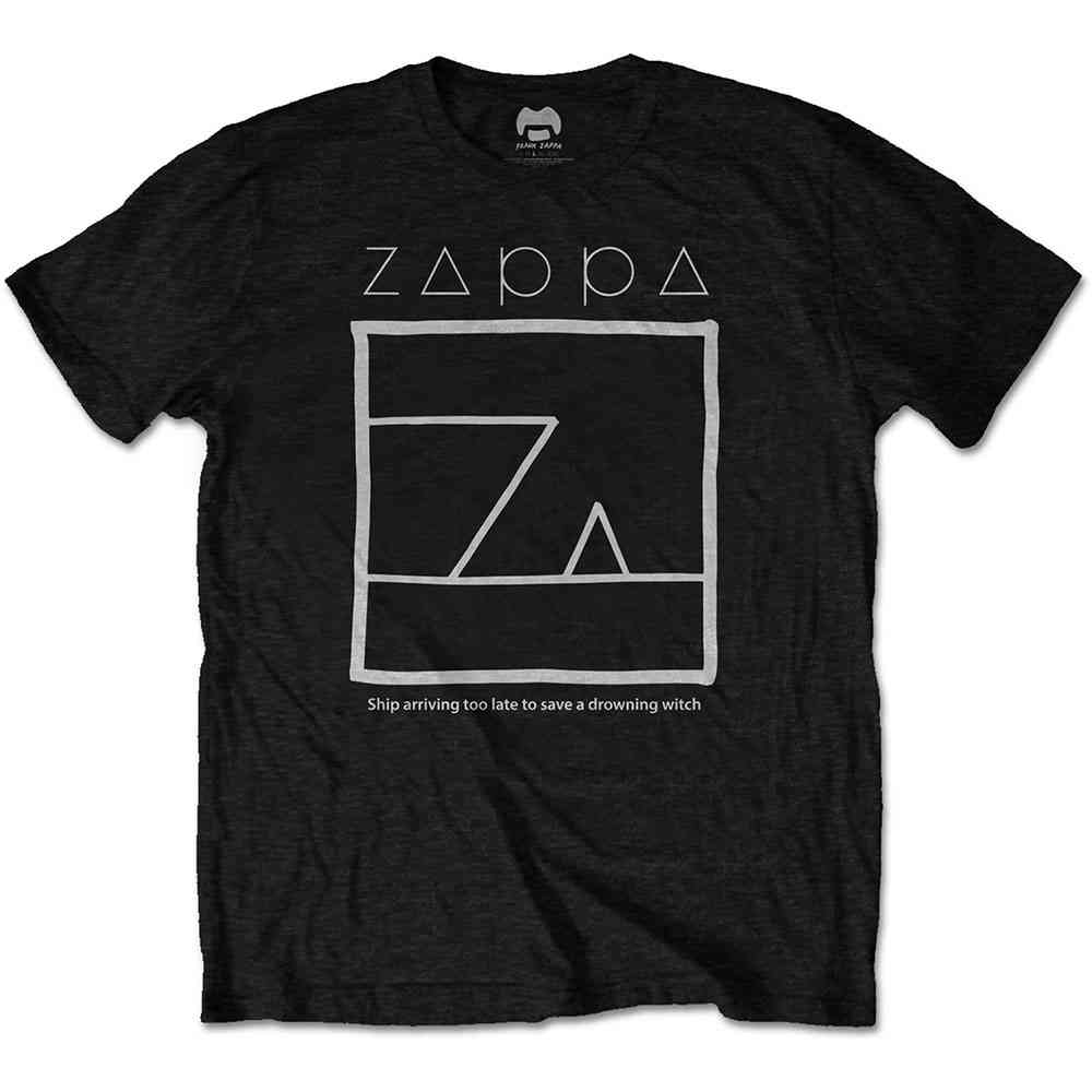 Frank Zappa - Drowning Witch Heren Tshirt - Zwart